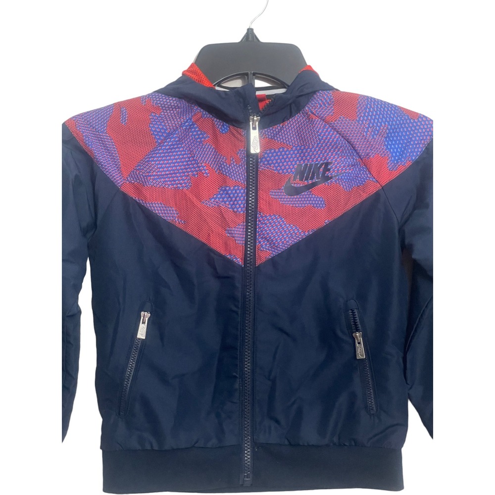 Nike Children's 6/mo Windbreaker Hooded Zipper Pockets‎